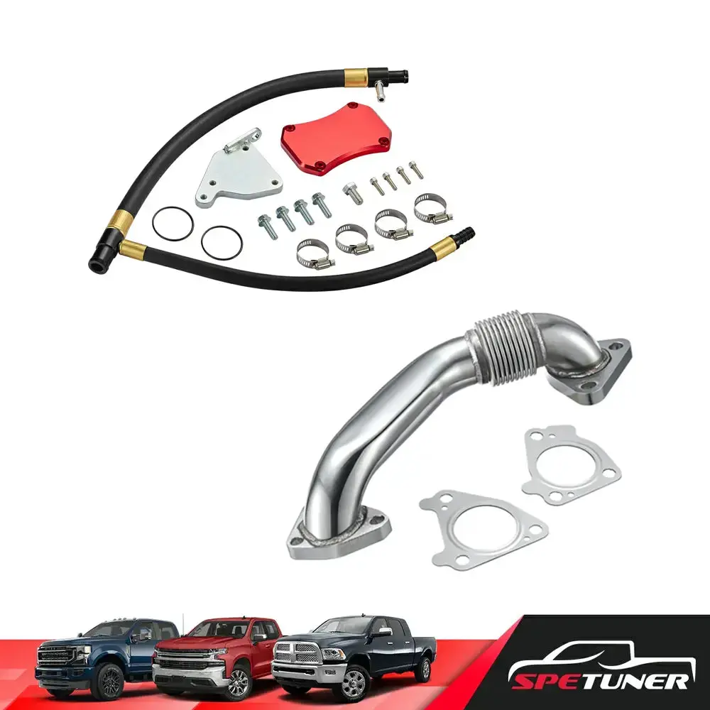 Egr Delete Kit/Up Pipe For 2011-2016 Gmc Chevy Lml 6.6L Duramax 7