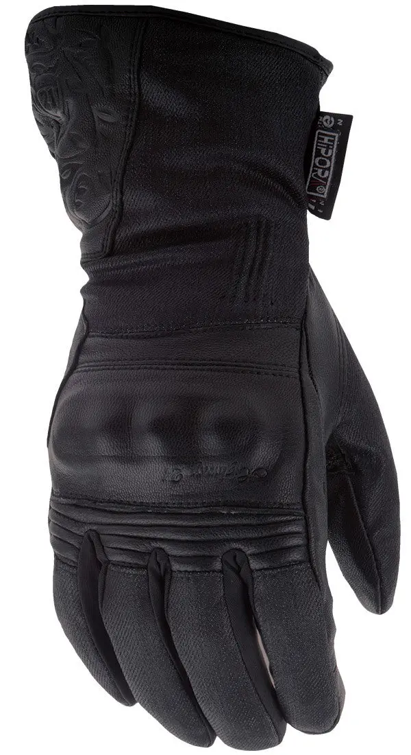 Women's Black Rose Gloves 5