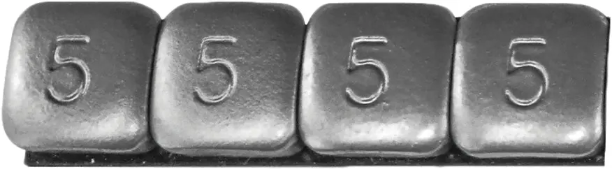 Wheel Weights 5 Gram Silver 360 Piece/Box 1