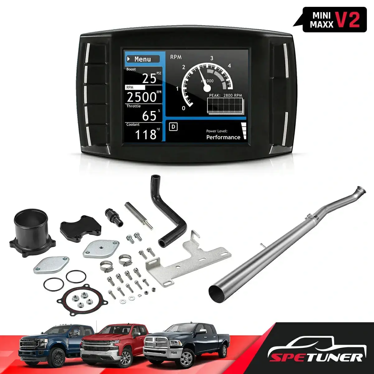 Dpf/Def/Egr Delete For Ram 2010-2012 6.7 Cummins All-In-One Kit 10