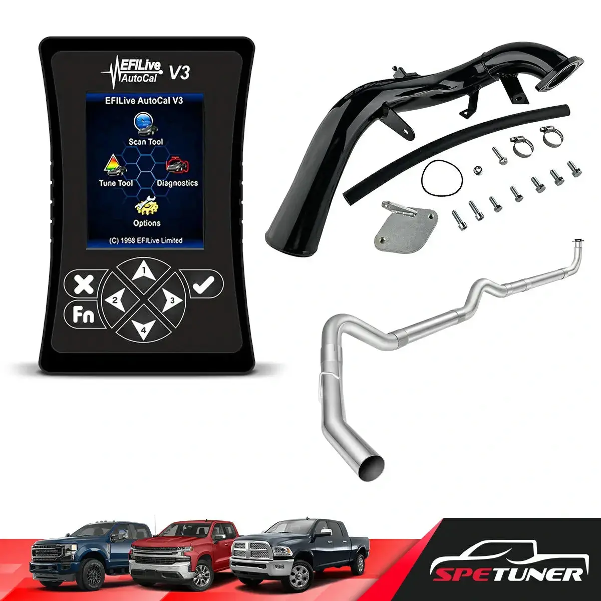Def/Egr/Dpf Delete For Gm 2006-2007 Lbz 6.6L Duramax All-In-One Kit 1
