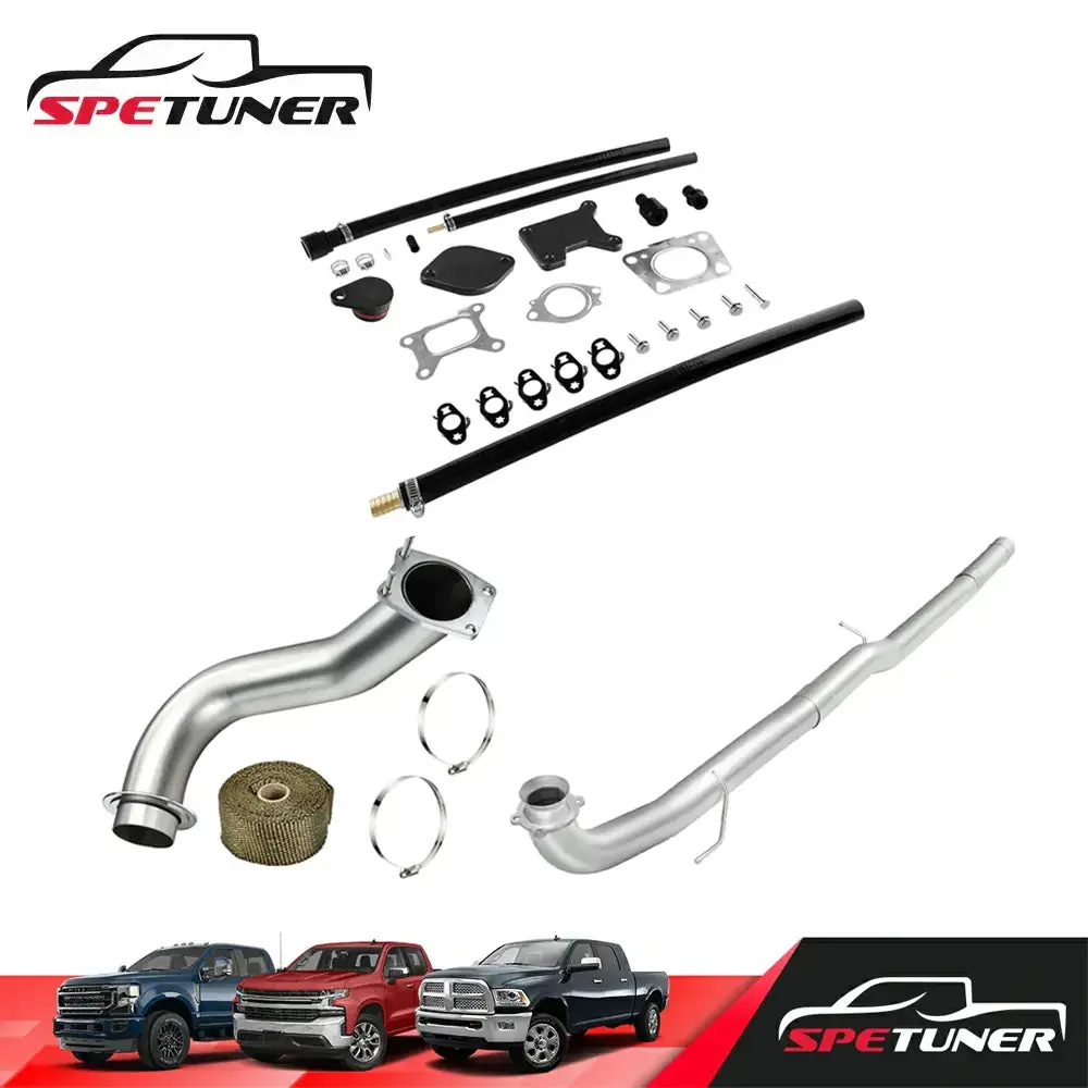 Egr/Dpf/Downpipe/Can Bus Plug Delete 2017+ L5p 6.6L Duramax All-In-One Kit 1