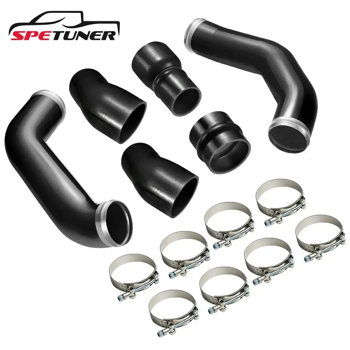 3.5'' Intercooler Pipe Kit For 2013-2018 Dodge Ram 2500/3500 6.7L Cummins 1