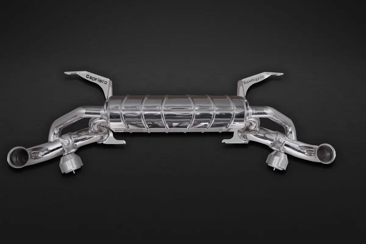 Capristo Valved Exhaust + Carbon Tips - Lamborghini Gallardo/ Superleggera 1