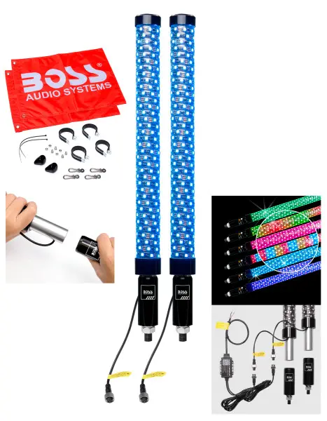Bluetooth 24" Fat Led Whip 1 Pr Led Fat Whips 2