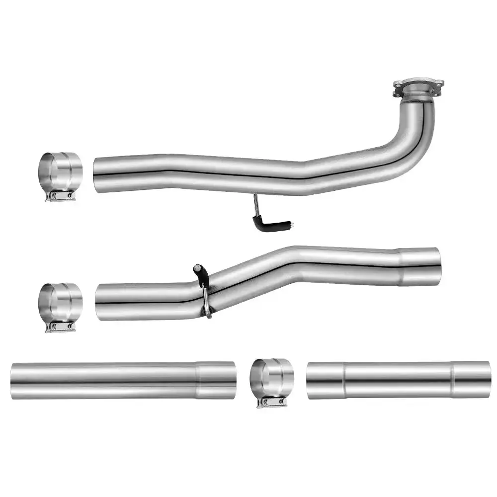 4"/5" 2017+ L5p 6.6 Duramax Dpf Delete Race Pipe Chevy Gmc 12