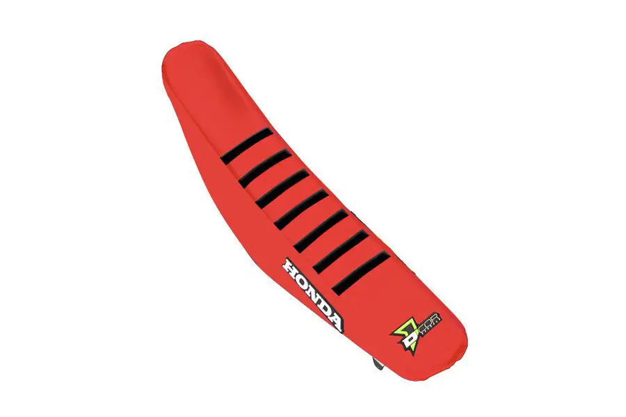 Seat Cover Red W/Ribs 1