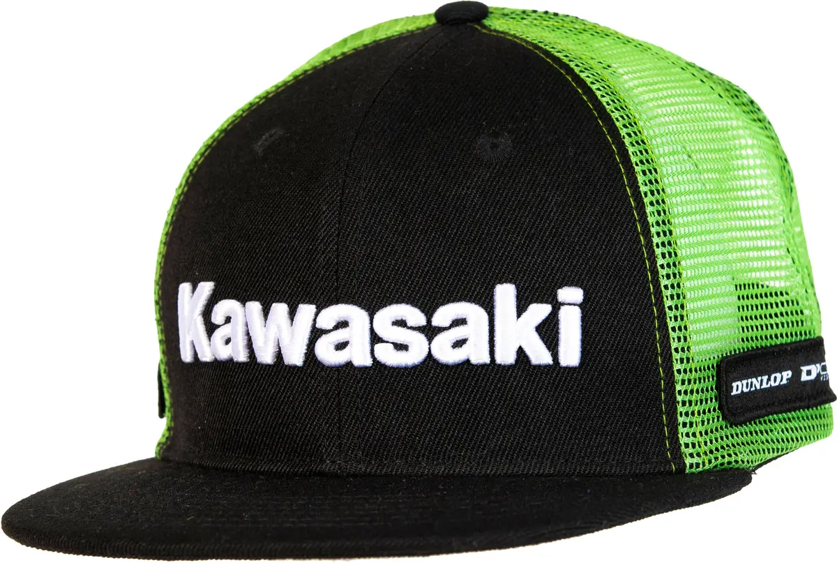 Kawasaki Hat Line Snapback Black 1