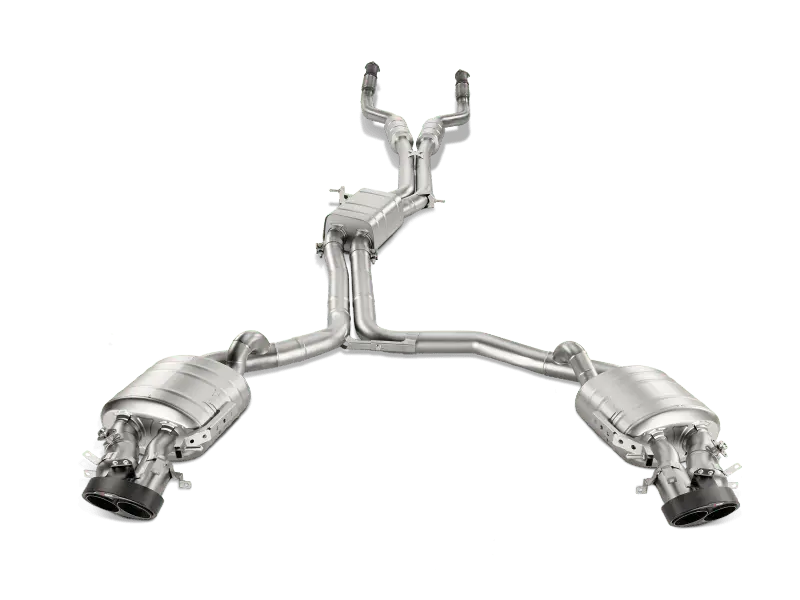 Akrapovic 14-17 Audi Rs7 Sportback (C7) Evolution Line Cat Back (Titanium) W/ Carbon Tips 1