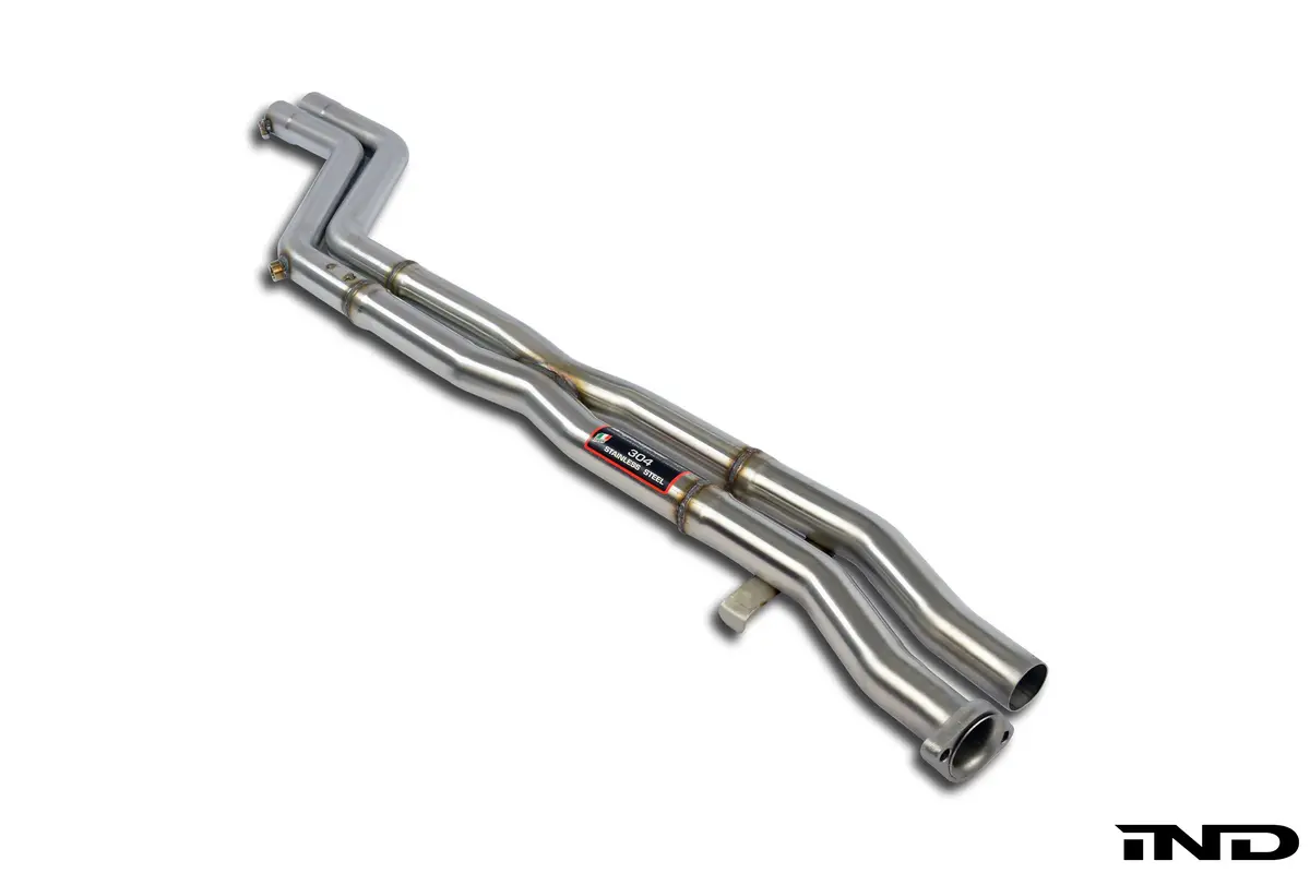 Supersprint Bmw E36 M3 Stainless Center X-Pipe 2X50mm - Non-Resonated 1