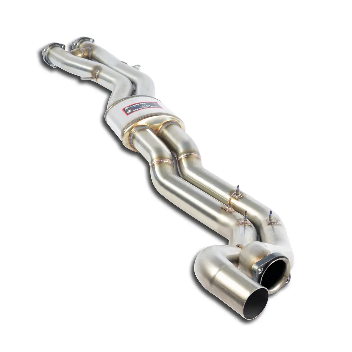 Supersprint Bmw E46 M3 Stainless Center H-Pipe - Resonated 1