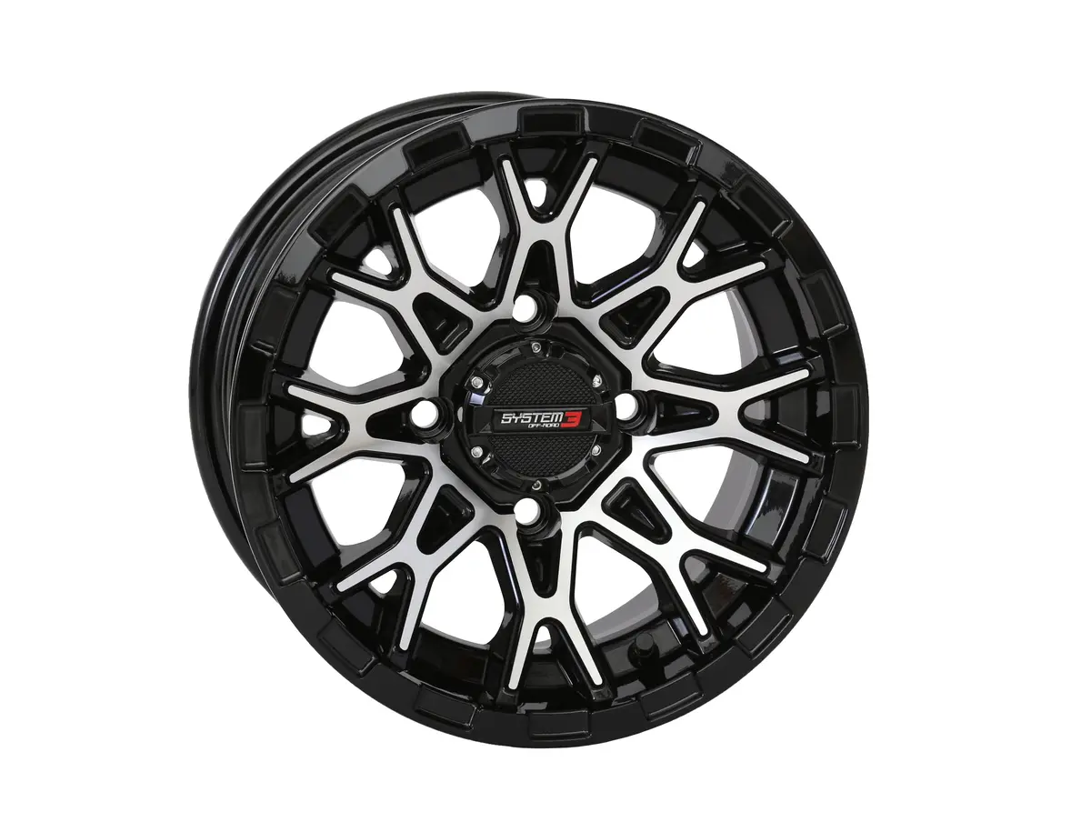 St6 Wheel 14X7 4+3 (+10Mm) 4/137 Gloss Black/Machined 1