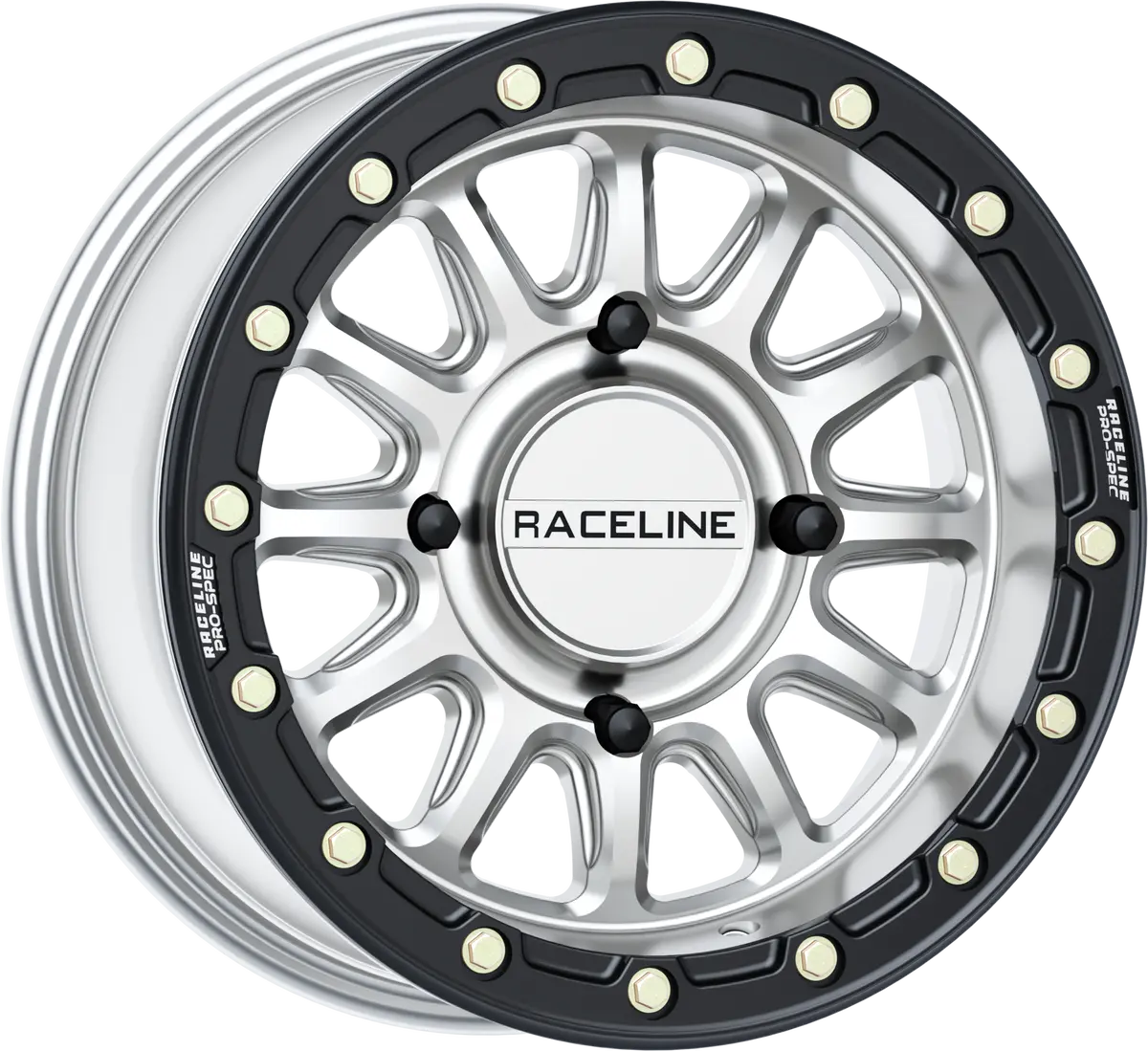 Alpha Hyper Wheel 4/137 Hyper Silver/Blk 15X7 (+10Mm) 1