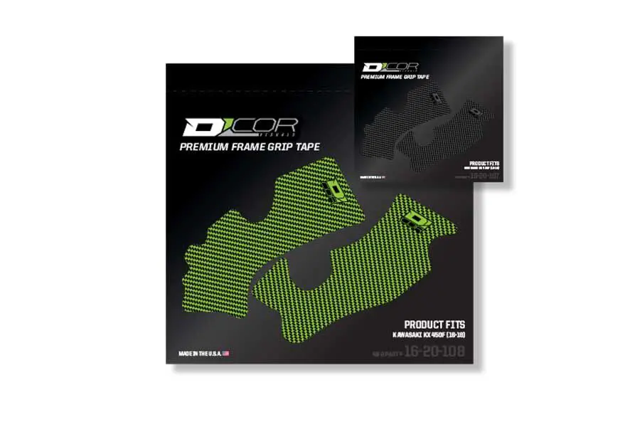 Frame Grip Guard Decal Green/Black 1
