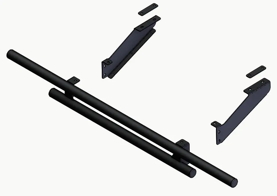 Rear Bumper Black Can Am 1
