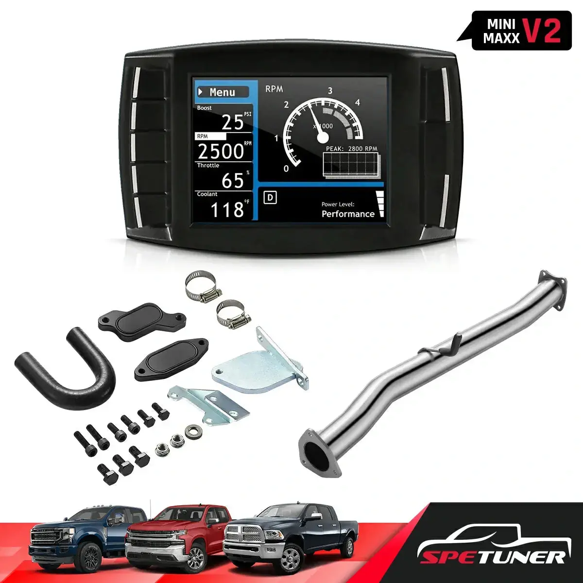 Egr/Dpf/Def Delete 2007.5-2010 Lmm 6.6L Duramax All-In-One Kit 11