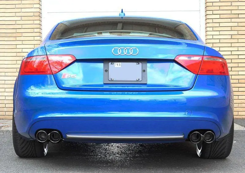Awe Tuning Audi B8 S5 4.2L Track Edition Exhaust System - Polished Silver Tips 2
