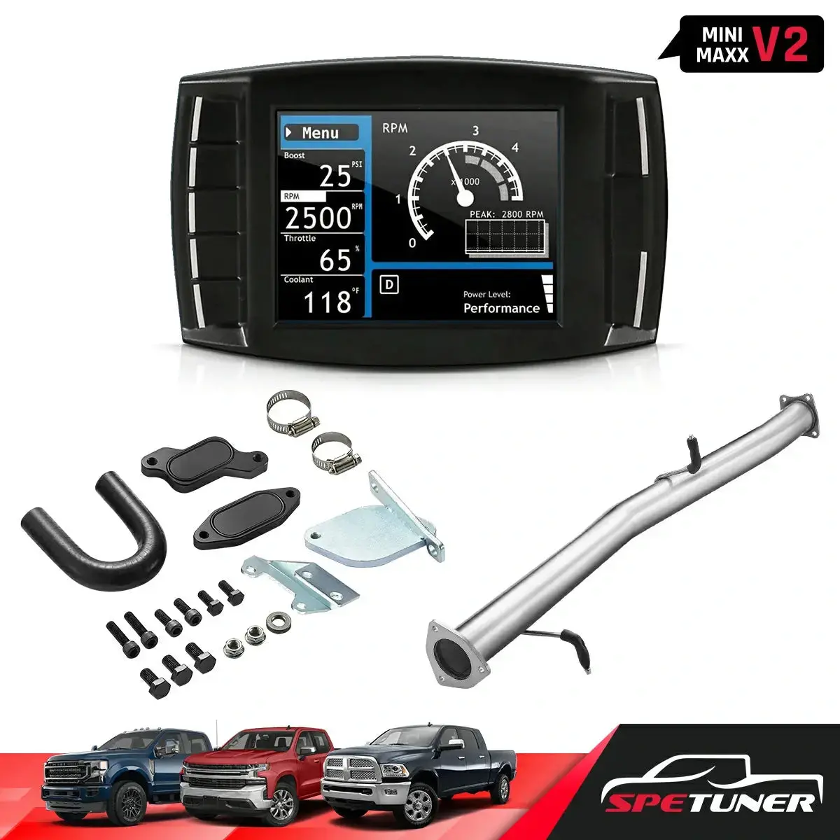Egr/Dpf/Def Delete 2007.5-2010 Lmm 6.6L Duramax All-In-One Kit 12