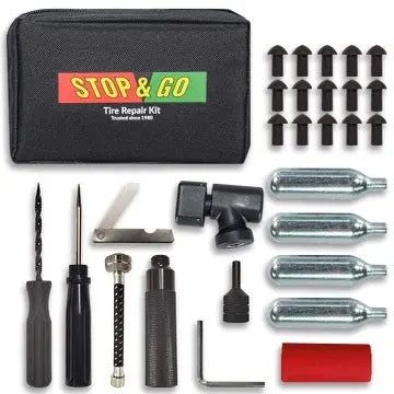 Pocket Tire Plugger Kit Plus Co2 Inflation 1