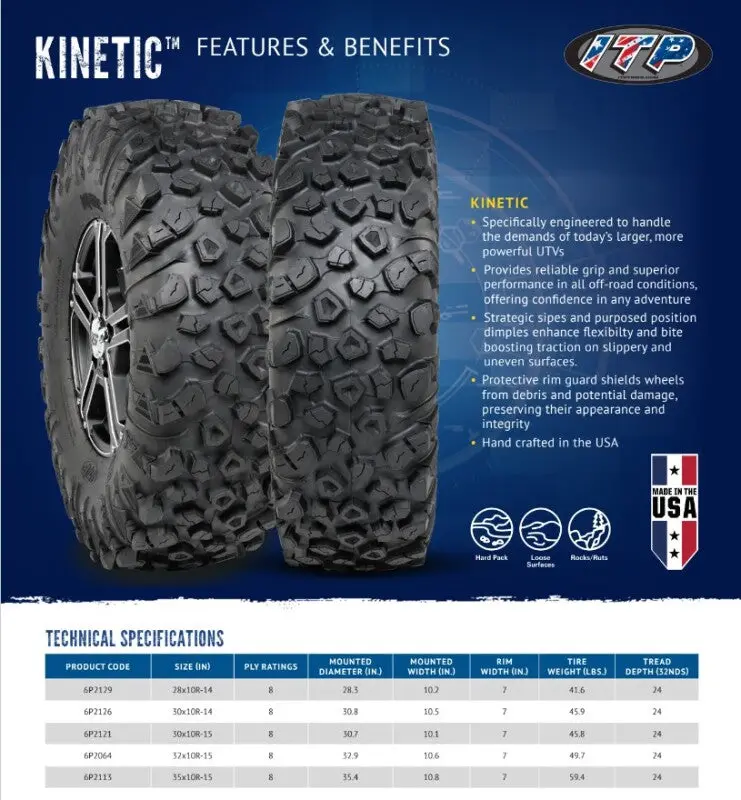 Itp Kinetic Tire 8Pr 2