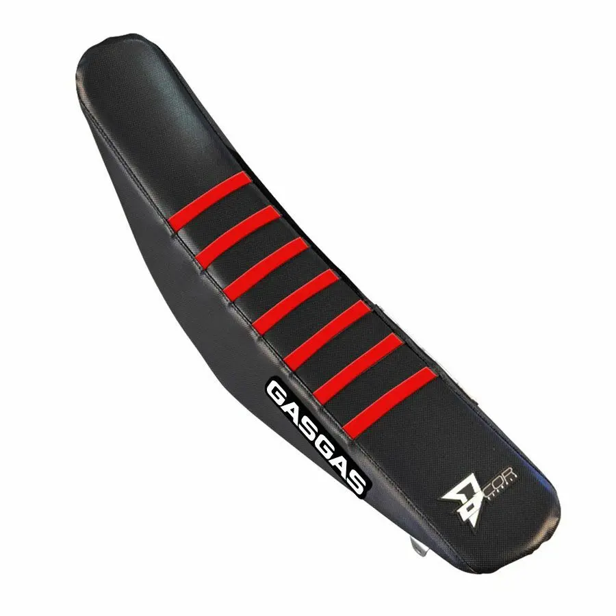 Seat Cover Black/Red Ribs 1