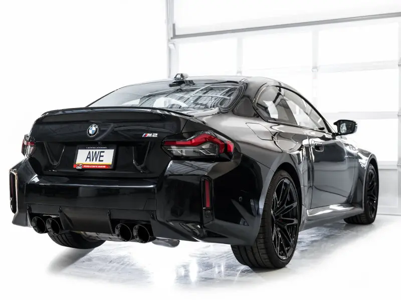 Awe Tuning 23-24 Bmw G87 M2 Track Edition Exhaust - Diamond Black Tips 2
