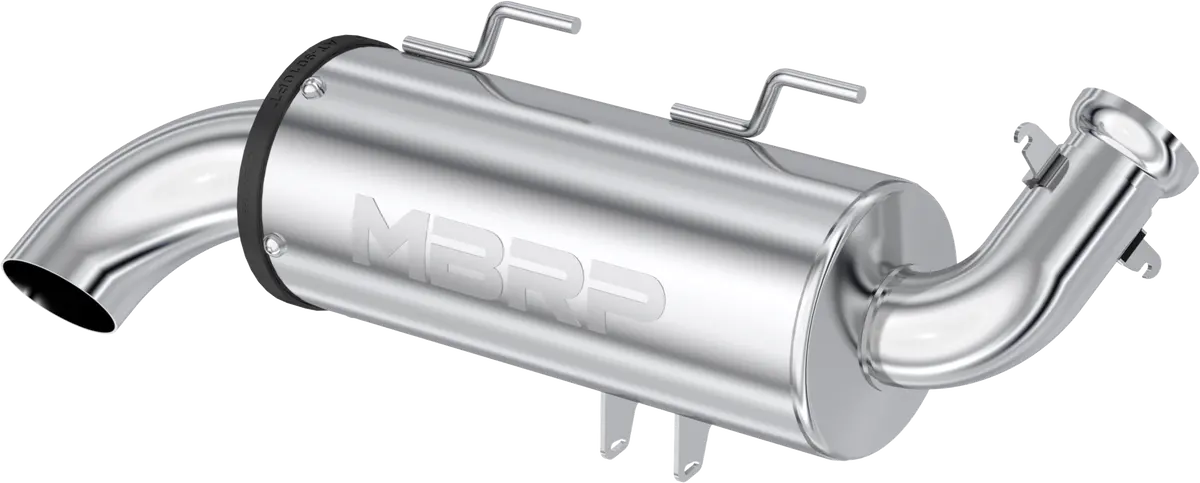 Single Slip On System W/ 5" Performance Muffler Chrome 1