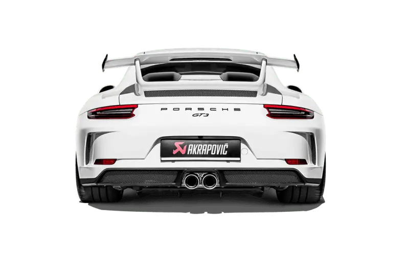 Akrapovic 2018 Porsche 911 Gt3 (991.2) Slip-On Race Line (Titanium) W/Titanium Tail Pipe Set 1