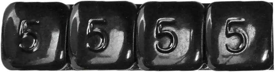 Wheel Weights 5 Gram Black 360 Piece/Box 1