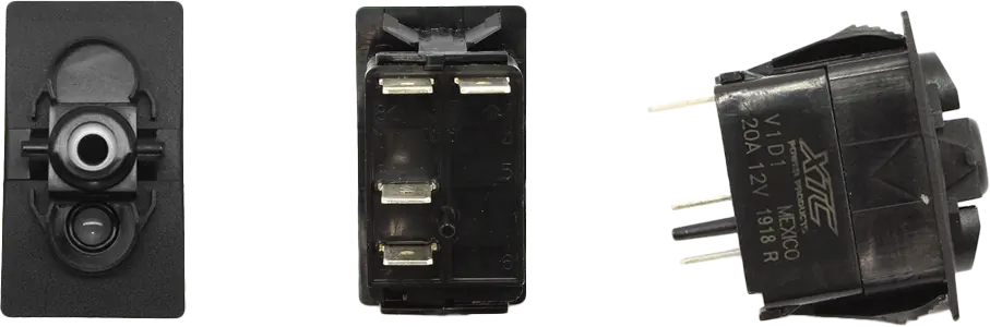 Dash Switch Body Momentary Blue Bottom 1