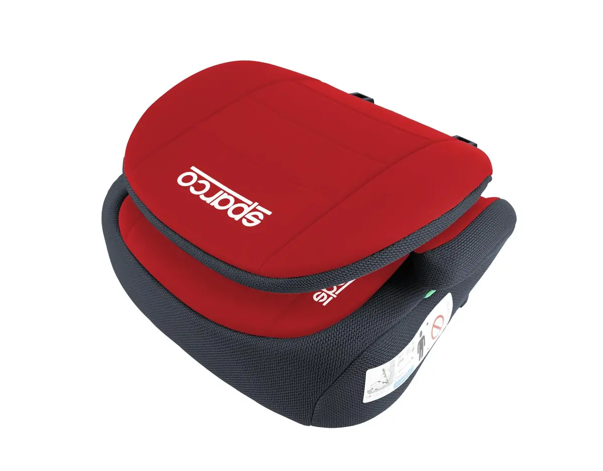 Sparco Universal Car Booster Seat I-Size For 6–12 Years Red/Grey 2