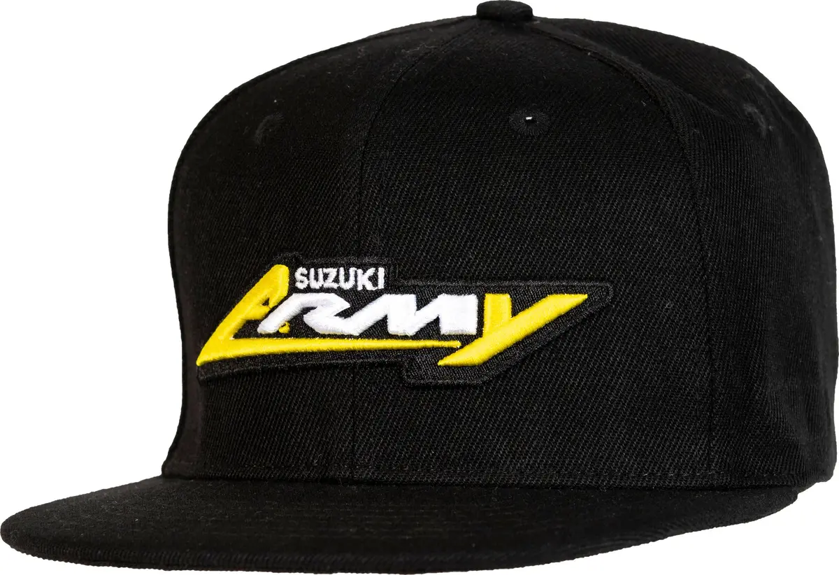 Suzuki Hat Rmarmy Snapback Black 1