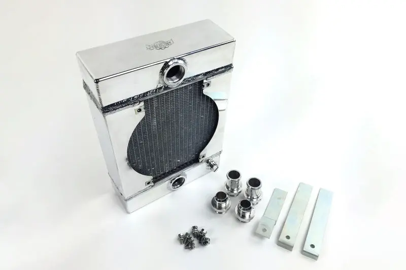 Csf Universal Drag Race / Tuck Radiator W/9In Spal Fan - 10.5In H X 10In L X 3.6In W 2