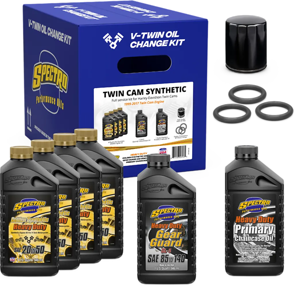 V Twin Full Oil Service Kit Tc Synthetic 1
