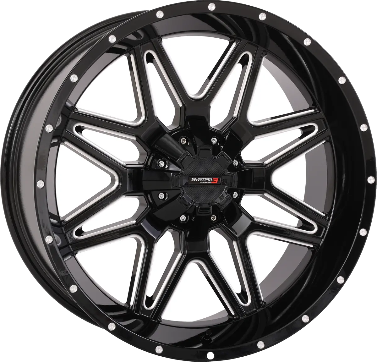 St7 Wheel 20X9 5+4 (0Mm) 4/137 & 4/156 Gloss Blk Milled 1