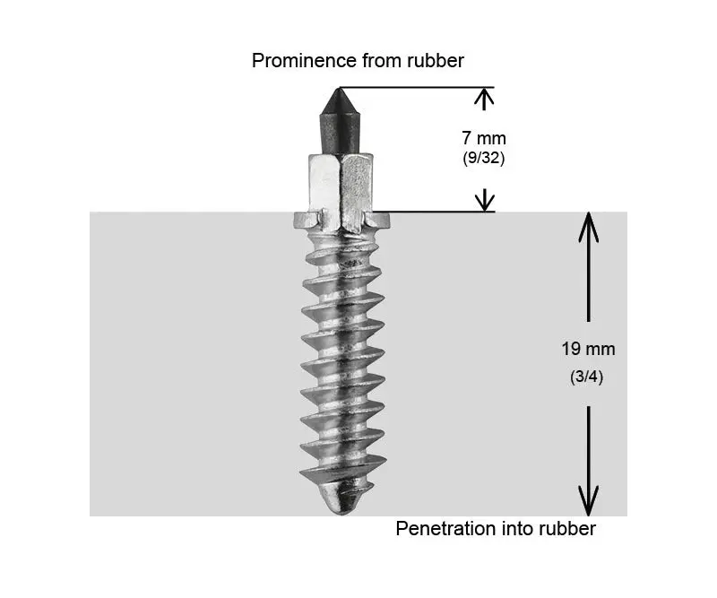 1 1/8" 28Mm Shoulder Studs Qty 250 1