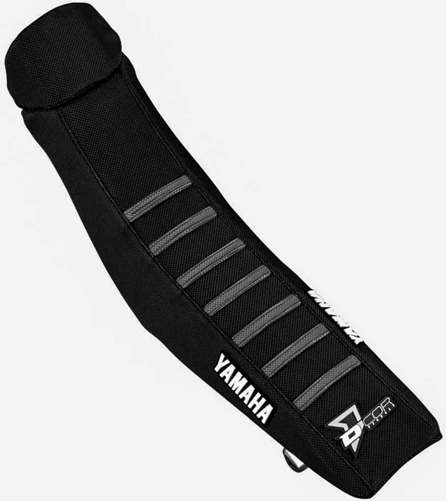 Seat Cover Black/Grey Ribs 1