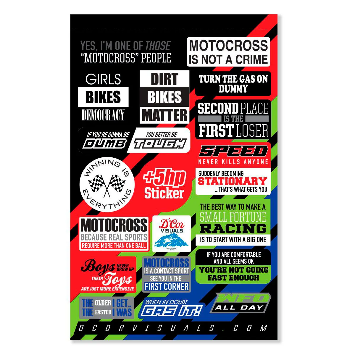 Decal Sheet Moto Talk 2 4 Mil 1