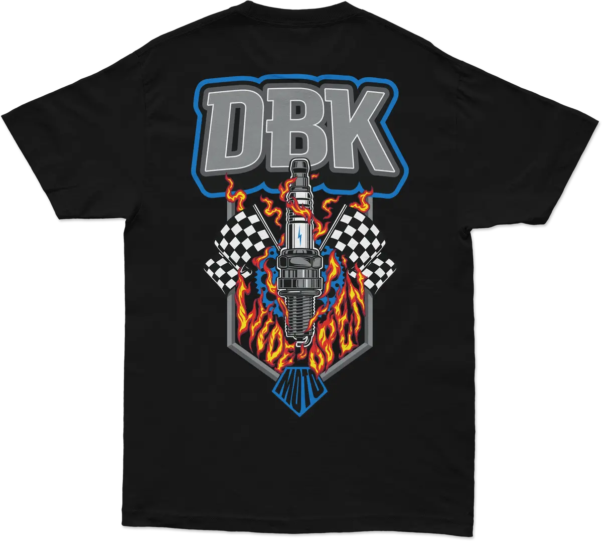 Wide Open Tee Black Lg 2