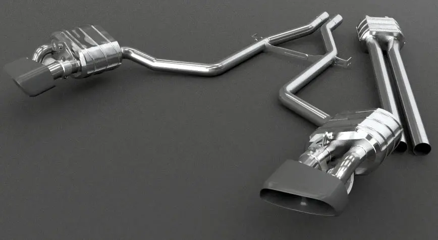 Capristo Valved Exhaust + Mid-Pipes - Porsche 970 Panamera Turbo/S 1