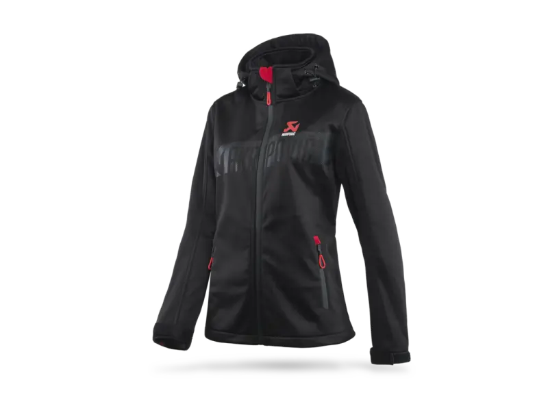 Akrapovic Womens Corpo Softshell Jacket Black - Xl 1