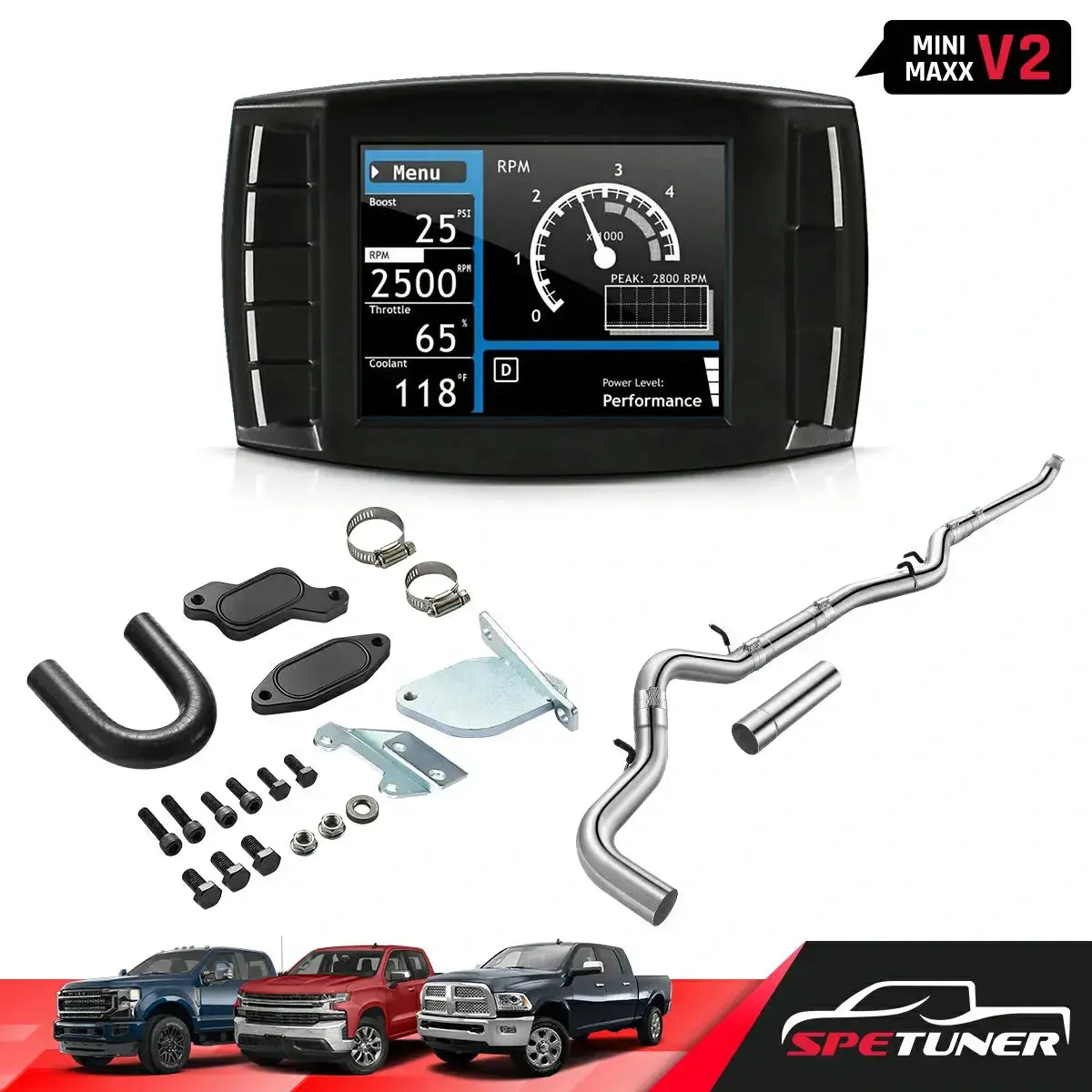 Egr/Dpf/Def Delete 2007.5-2010 Lmm 6.6L Duramax All-In-One Kit 15