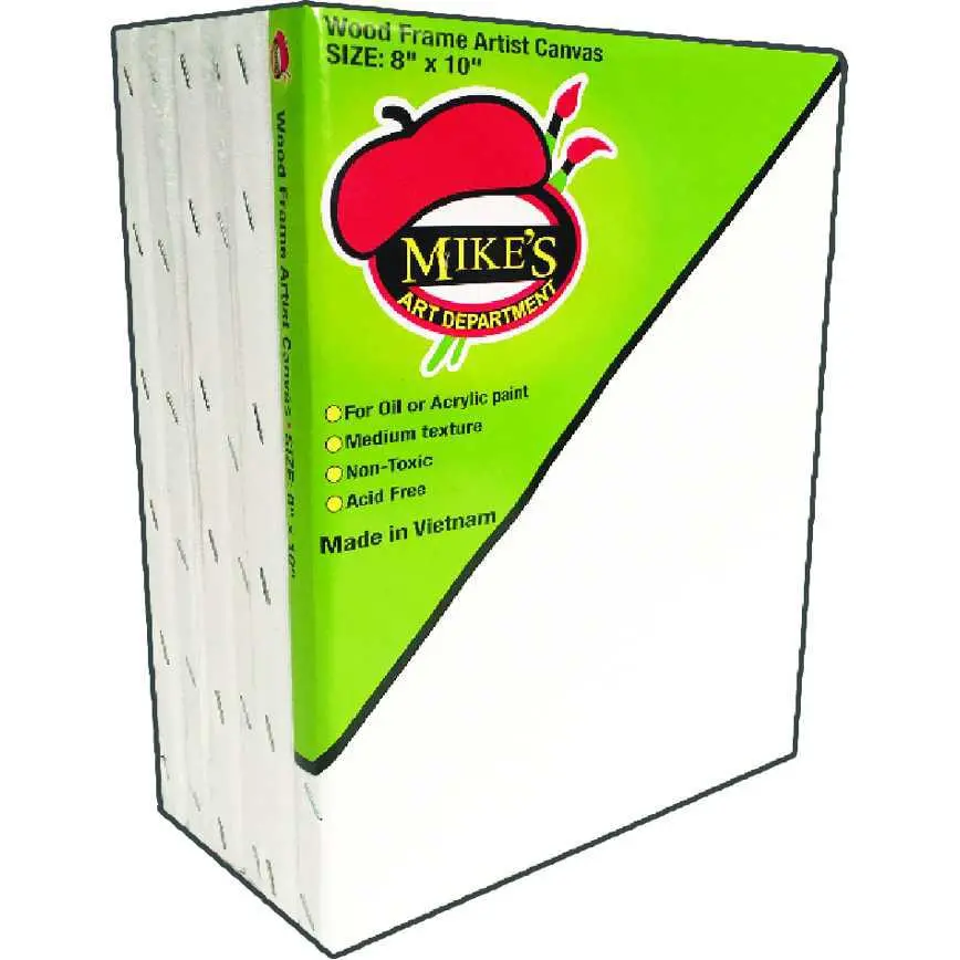 Mike's Art Department Multi-Pack Stretched Art Canvas 1