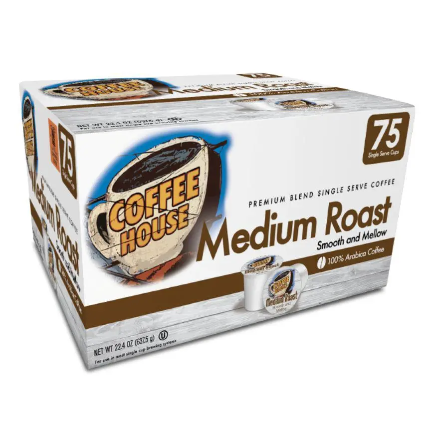 Coffee House Medium Roast K-Cups 75 Ct. 1