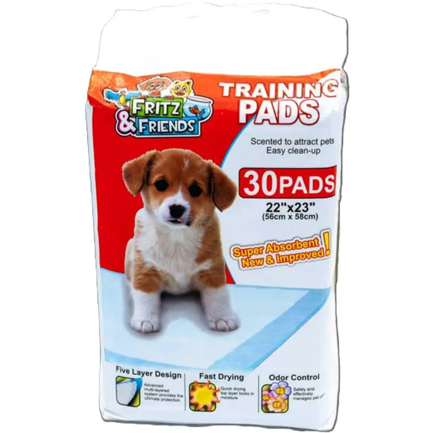 Fritz & Friends 22" X 23" Puppy Pads 30 Ct. 1