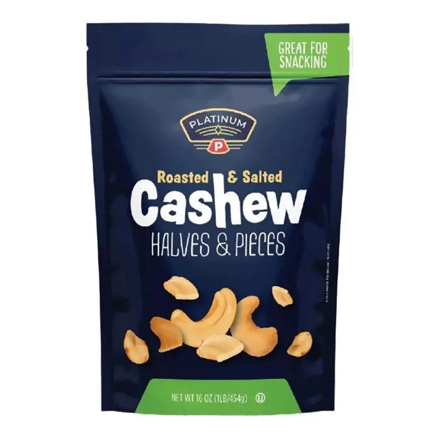 Platinum Cashew Halves & Pieces 16 Oz. 1