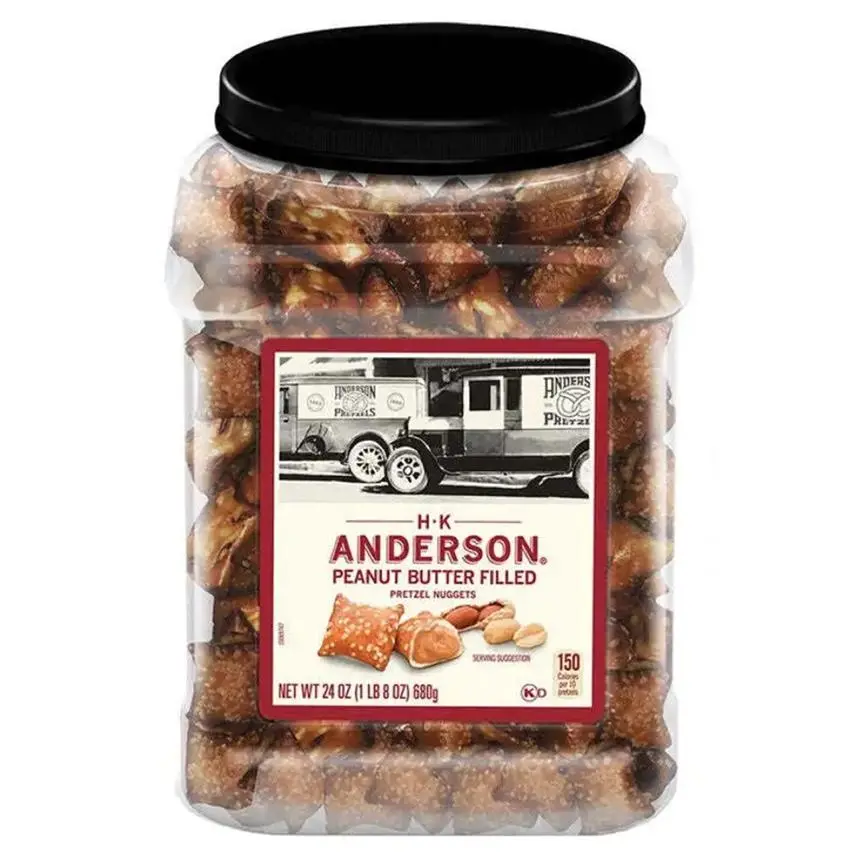 H.K Anderson Peanut Butter Filled Pretzels 24 Oz. 1
