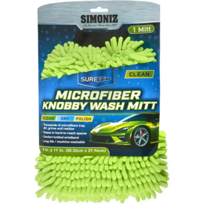 Simoniz Knobby Microfiber Wash Mitt 1