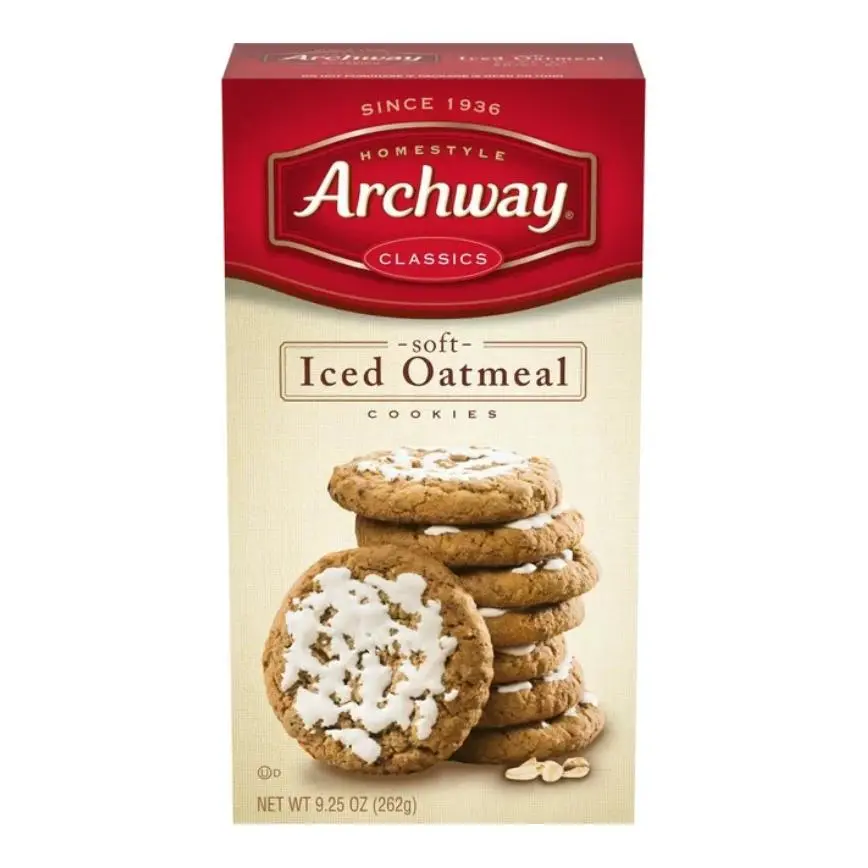 Archway Iced Oatmeal Cookies 9.25 Oz. 1