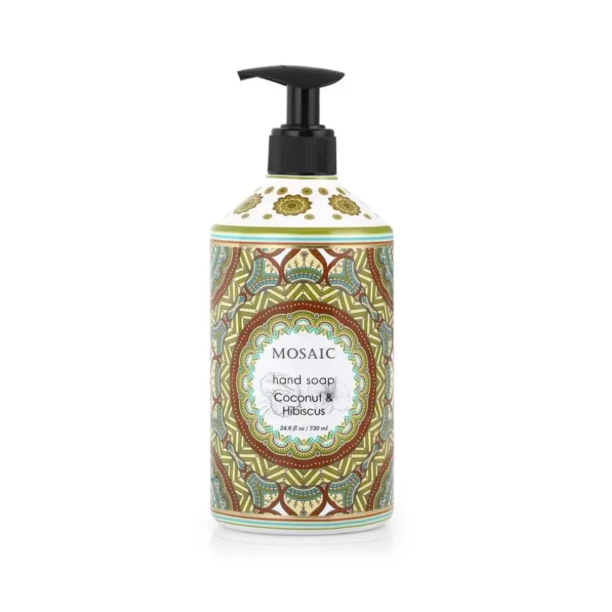 Mosaic Coconut & Hibiscus Hand Soap 24.6 Oz. 1